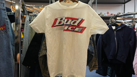 Vintage Bud Ice Penguin Tee Large